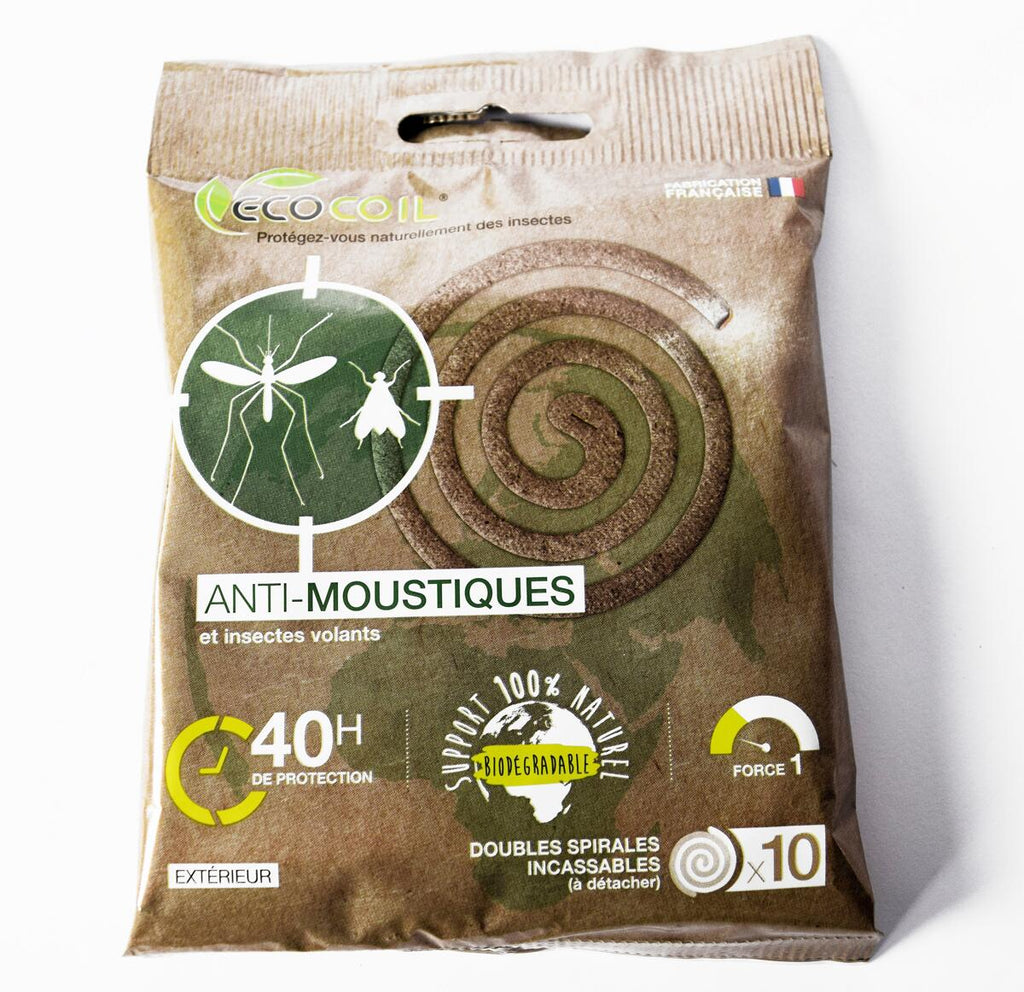Ecolign myggspiral 8 stk, 100 % naturlige råstoffer bakside