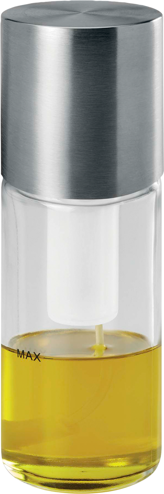 Eddik- og oljespray 70 ml glass og rustfritt stål - Metaltex forfra