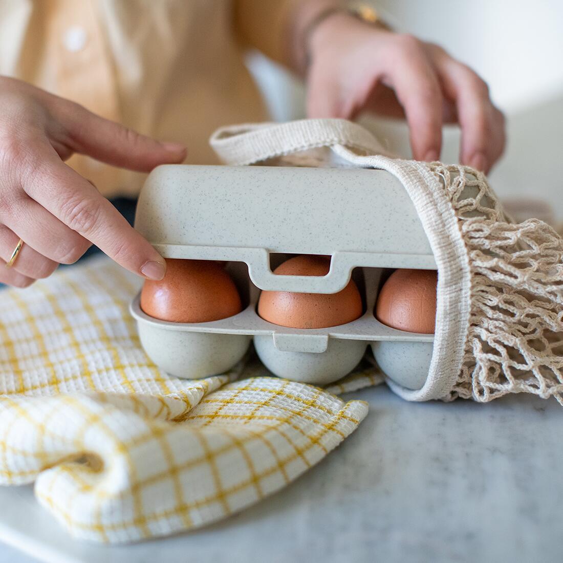 Eggboks Eggs To Go for 10 egg, stablet i kjøleskap