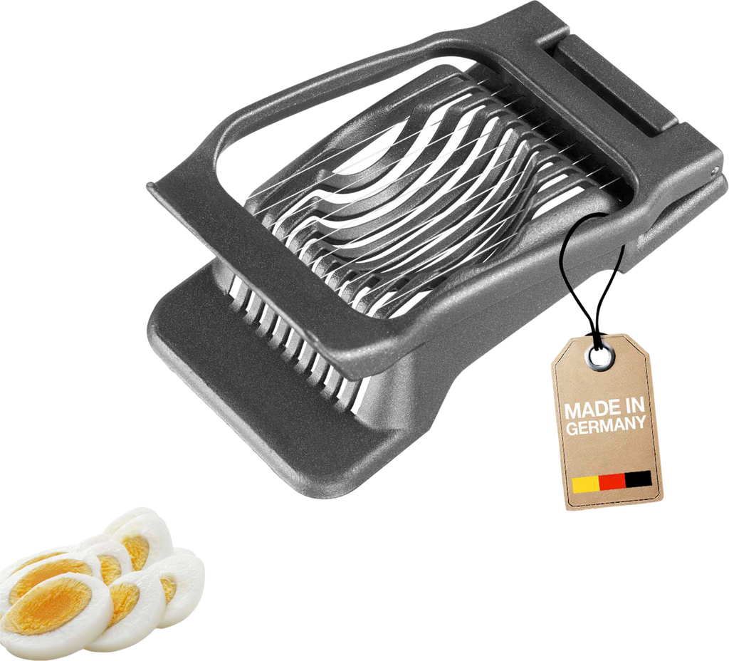 Eggdeler Duplex Black Edition aluminium/rustfritt stål - Westmark forfra