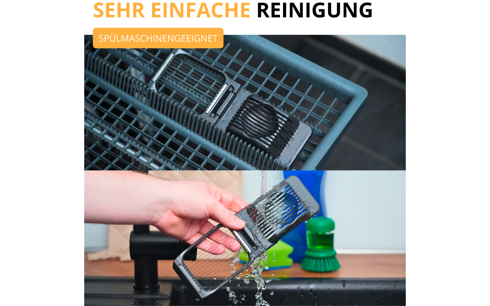 Eggdeler Duplex Black Edition aluminium/rustfritt stål - Westmark