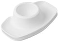 Eggeglass i plast 2-pakning 12,5 x 8 cm hvit - Fackelmann front