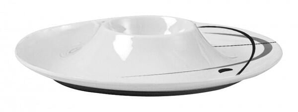 Eggeglass Serenade melamin 13 cm hvit fra Brunner