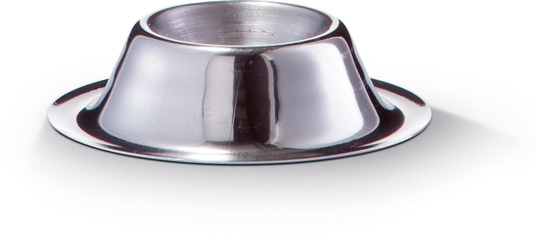 Eggeglass i rustfritt stål Ø8,5 cm sølvfarget - Zeller for campingbruk