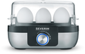Eggkoker EK 3163 med tidskontroll for 3 egg sølv forfra