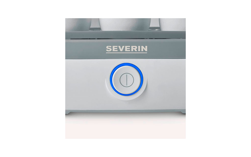 Bakside av Eggkoker EK 3164 med tidskontroll 420 W for 6 egg hvit