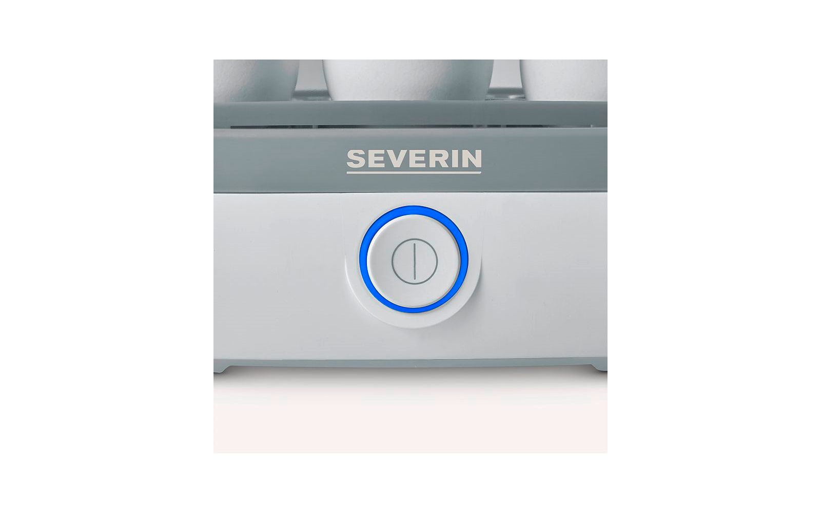 Bakside av Eggkoker EK 3164 med tidskontroll 420 W for 6 egg hvit