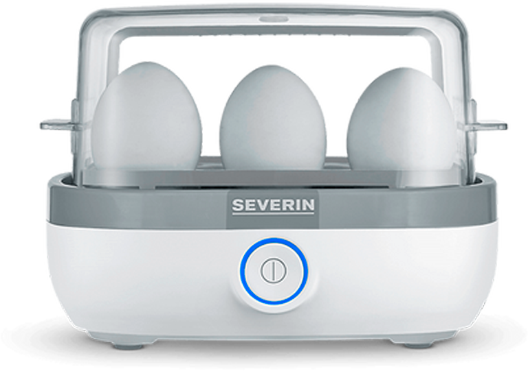 Eggkoker EK 3164 med tidskontroll 420 W for 6 egg hvit forfra