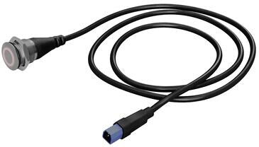Ekstern av/på-bryter med kabel for Snettbox Reimo forfra