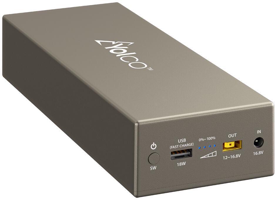 Ekstern powerbank CSX5 13000mAh 187Wh med USB-A og 12V forfra