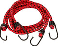 Elastisk bagasjestropp 2-pakning 100 cm stålkroker - Dunlop for sikker bagasjefesting