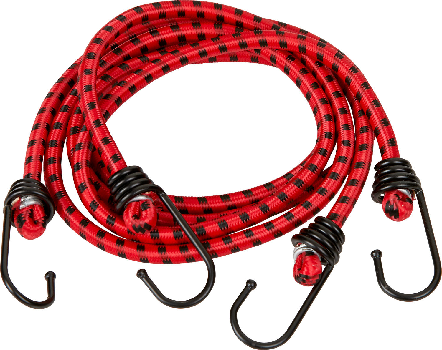Elastisk bagasjestropp 2-pakning 100 cm stålkroker - Dunlop for sikker bagasjefesting