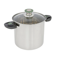 Elegance kokekar rustfritt stål Ø14 cm induksjon forfra