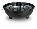 Elektrisk bordgrill 1250 W 30 cm grillflate Alpina forfra