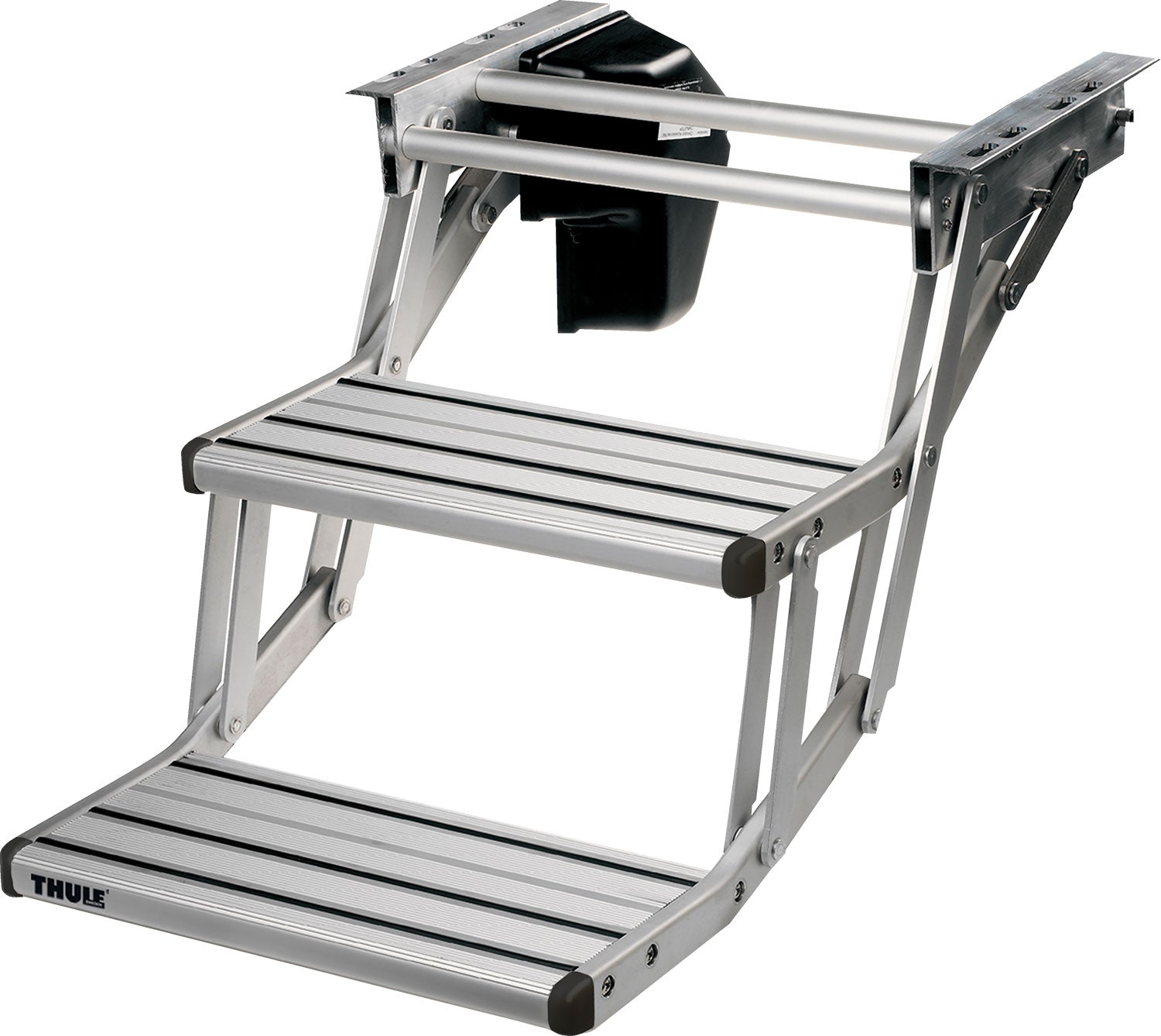 Elektrisk dobbelttrinn Double Step 440 12V aluminium for campingvogner