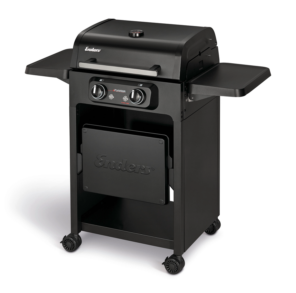 Elektrisk grill eFlavour 2 Turbo 3000 W med stativmodell forfra
