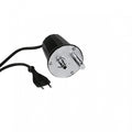 Elektrisk grillmotor 230V for grillspyd med 6,5 mm firkant 4W - TGO forfra