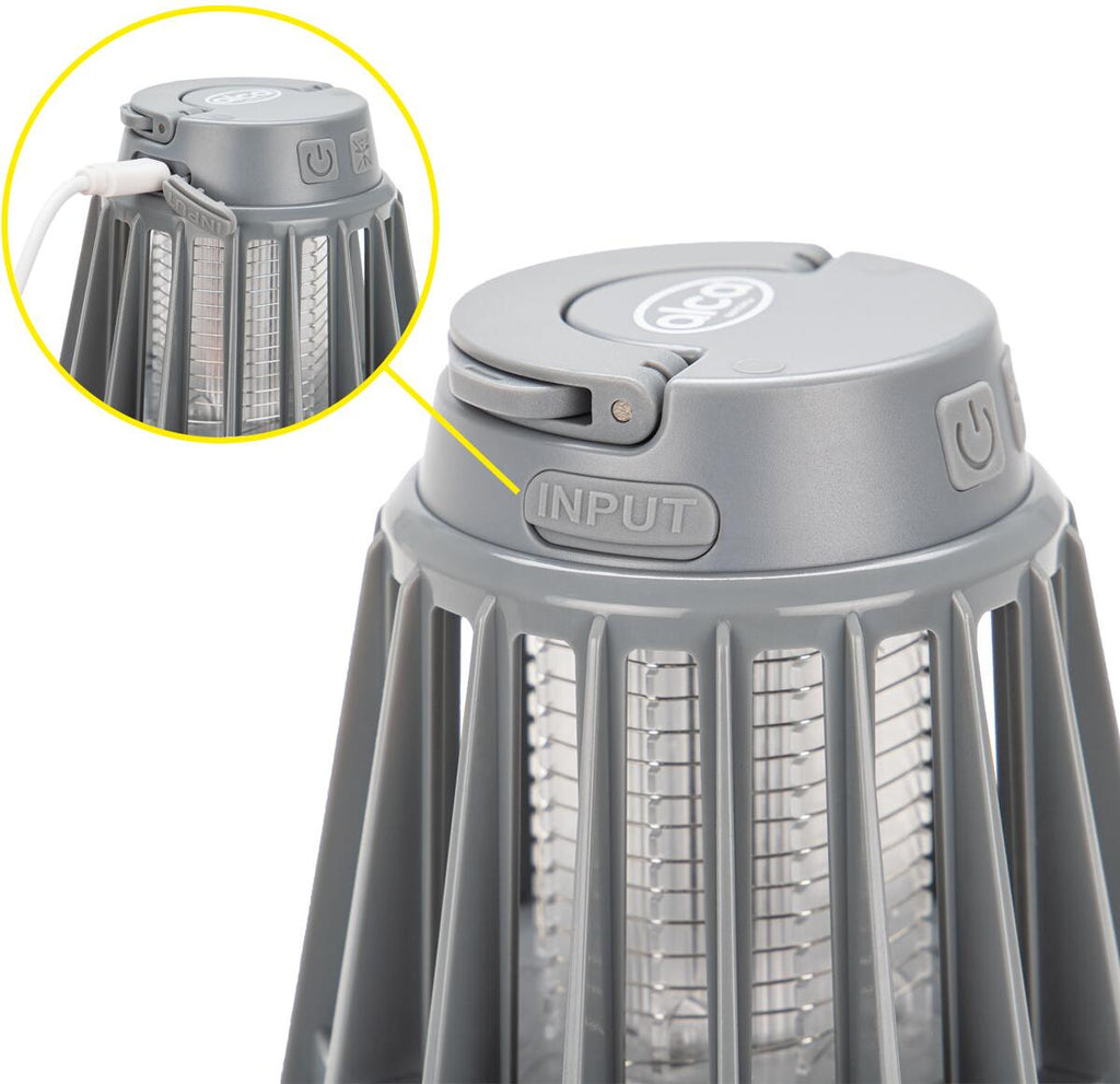 Elektrisk insektlampe MosquitoVolt 3-i-1, 180 lm, USB - Alca