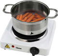 Elektrisk kokeplate 15 cm 1000 W med termostat Tristar for campingbruk