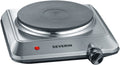 Elektrisk kokeplate 1500 W 18 cm rustfritt stål - Severin forfra