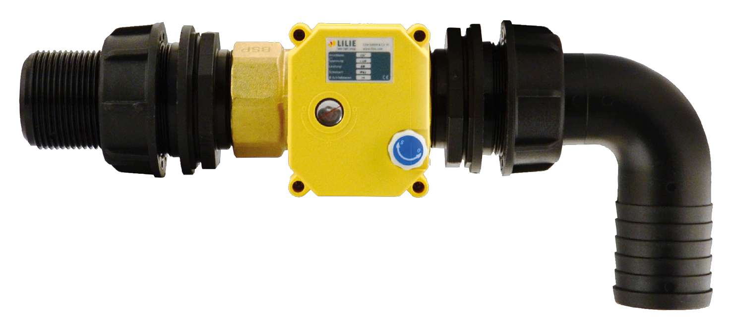 Elektrisk kuleventil 1 1/4" messing med motor - Lilie for vannkontroll