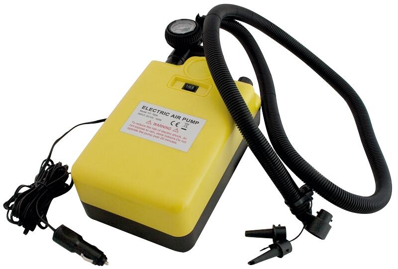 Elektrisk luftpumpe med trykkbegrenser 12V, 0,6 bar - Eurotrail forfra