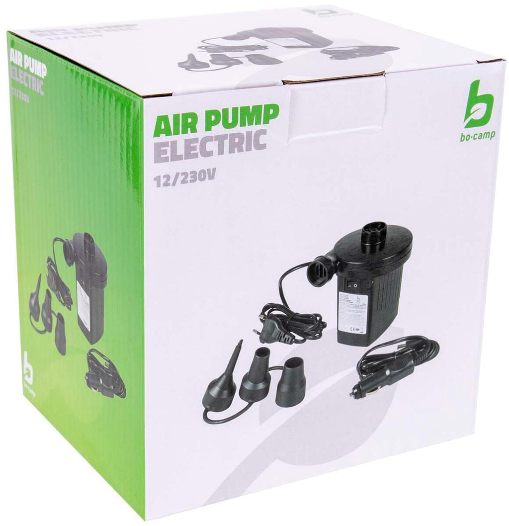 Detalj av adaptere til Elektrisk luftpumpe 12V 230V 230 l min Bo-Camp