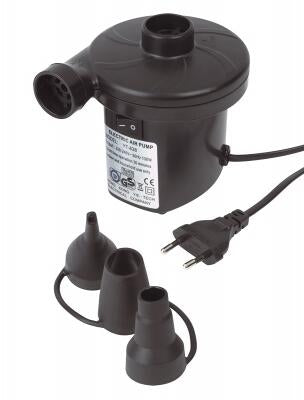Elektrisk luftpumpe 230V med 3 adaptere fra Trigano