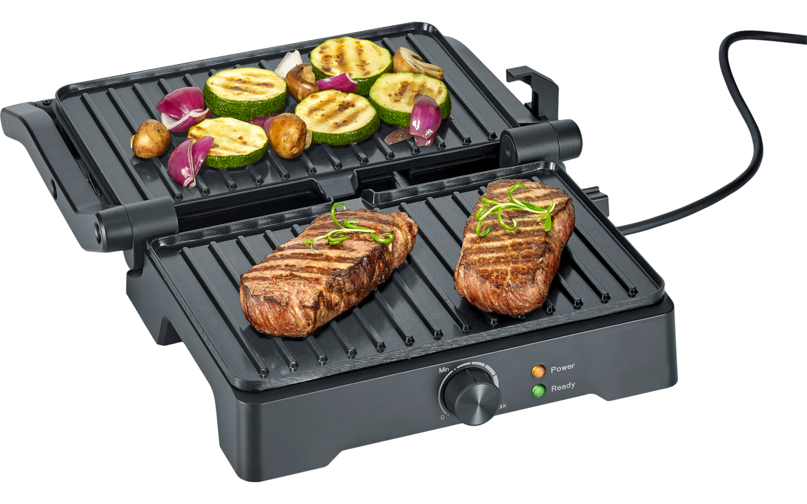 Elektrisk multigrill KG 2391 XL 1800 W PFAS-fri montert i bruk
