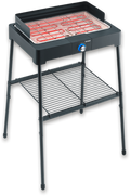 Elektrisk stågrillPG 8566 2200W med SafeTouch-kabinett forfra