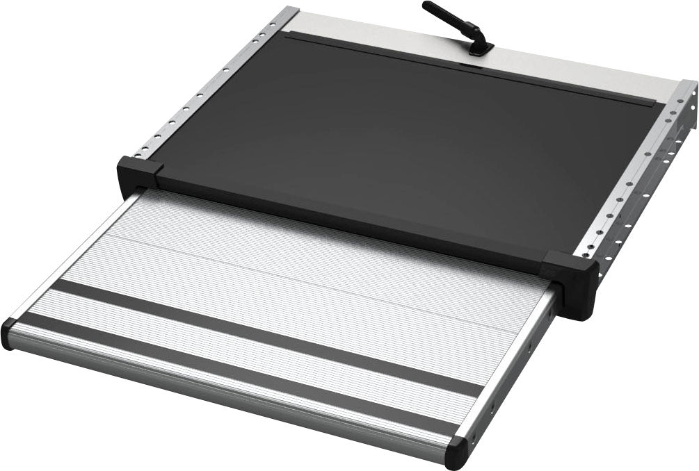 Elektrisk uttrinn Slide Out Step G2 12V, 200 kg, 436 mm - Thule montert på campingbil