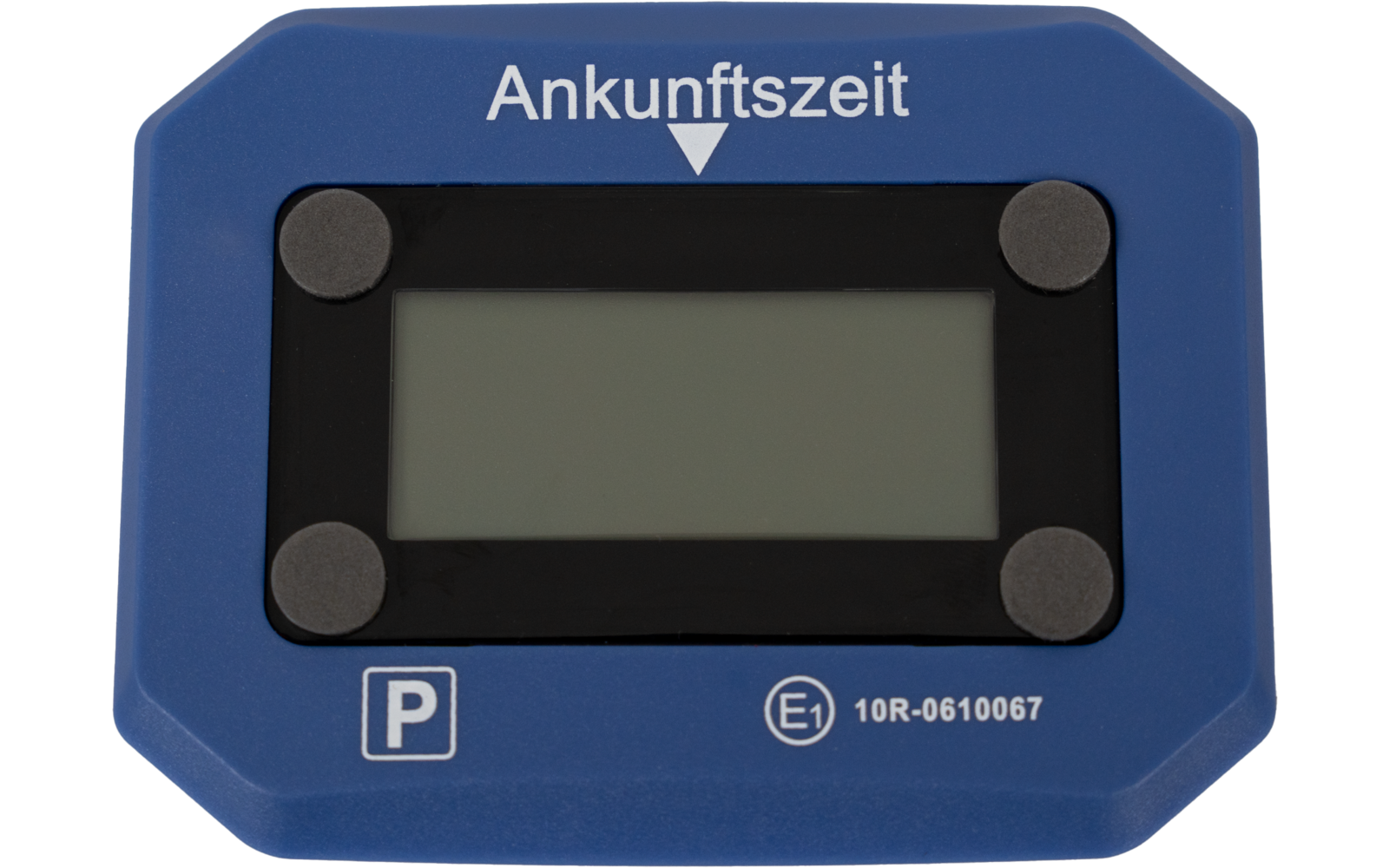 Elektronisk parkeringsskive med automatisk tidsinnstilling i bruk