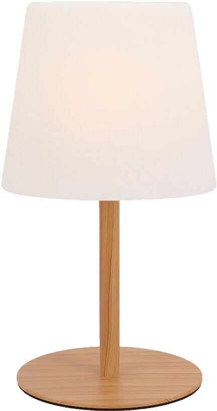 Elin oppladbar bordlampe dimmbar høydejusterbar 90 lm bakside