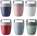 Ellipse lunchpot müslibeger med to beholdere 500ml forfra