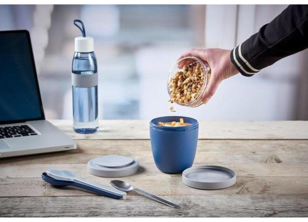 Ellipse lunchpot müslibeger med to beholdere 500ml detalj