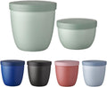 Ellipse snackpot liten matboks Nordic sage forfra