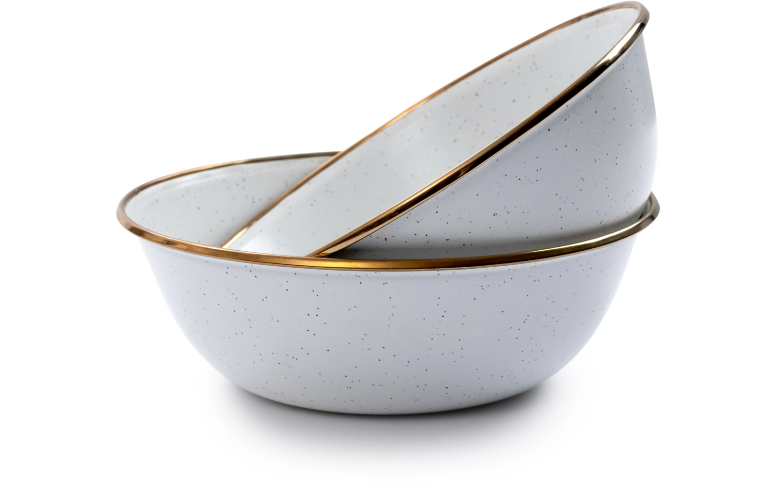 Emaljert bolle sett 2-deler egg shell, 185 g - Barebones