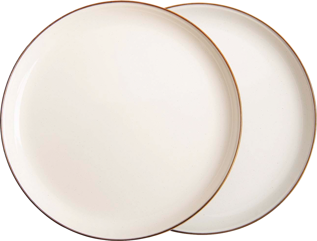 Emaljert dyptallerkensett 2-delt blå 28 cm - Barebones forfra