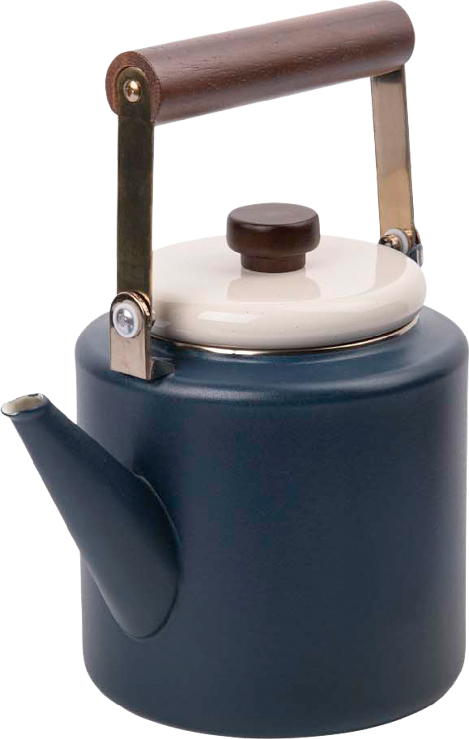 Emaljert tekanne Enamel 2-Tone 21,5x15,2x25,4 cm - Barebones forfra