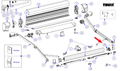 Endekapper for frontblende til Omnistor 8000 venstre side - Thule