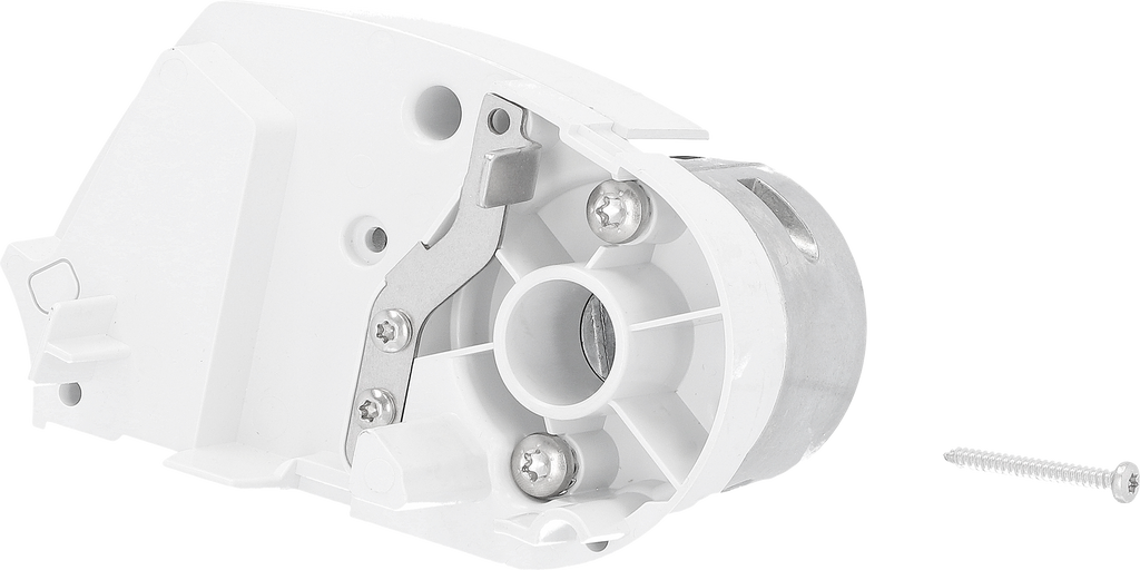 Endeplate venstre for markise Omnistor 5200 hvit - Thule forfra