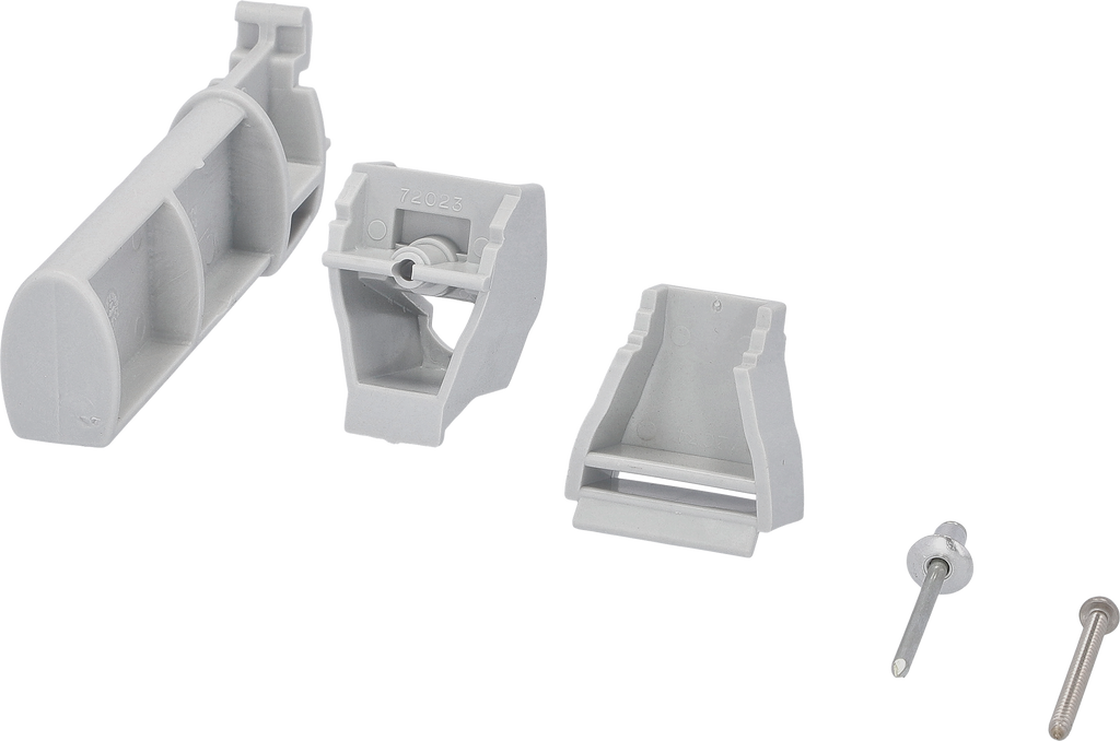 Endestykke klemmeprofil for Safari Residence / Panorama 8000 - Thule forfra
