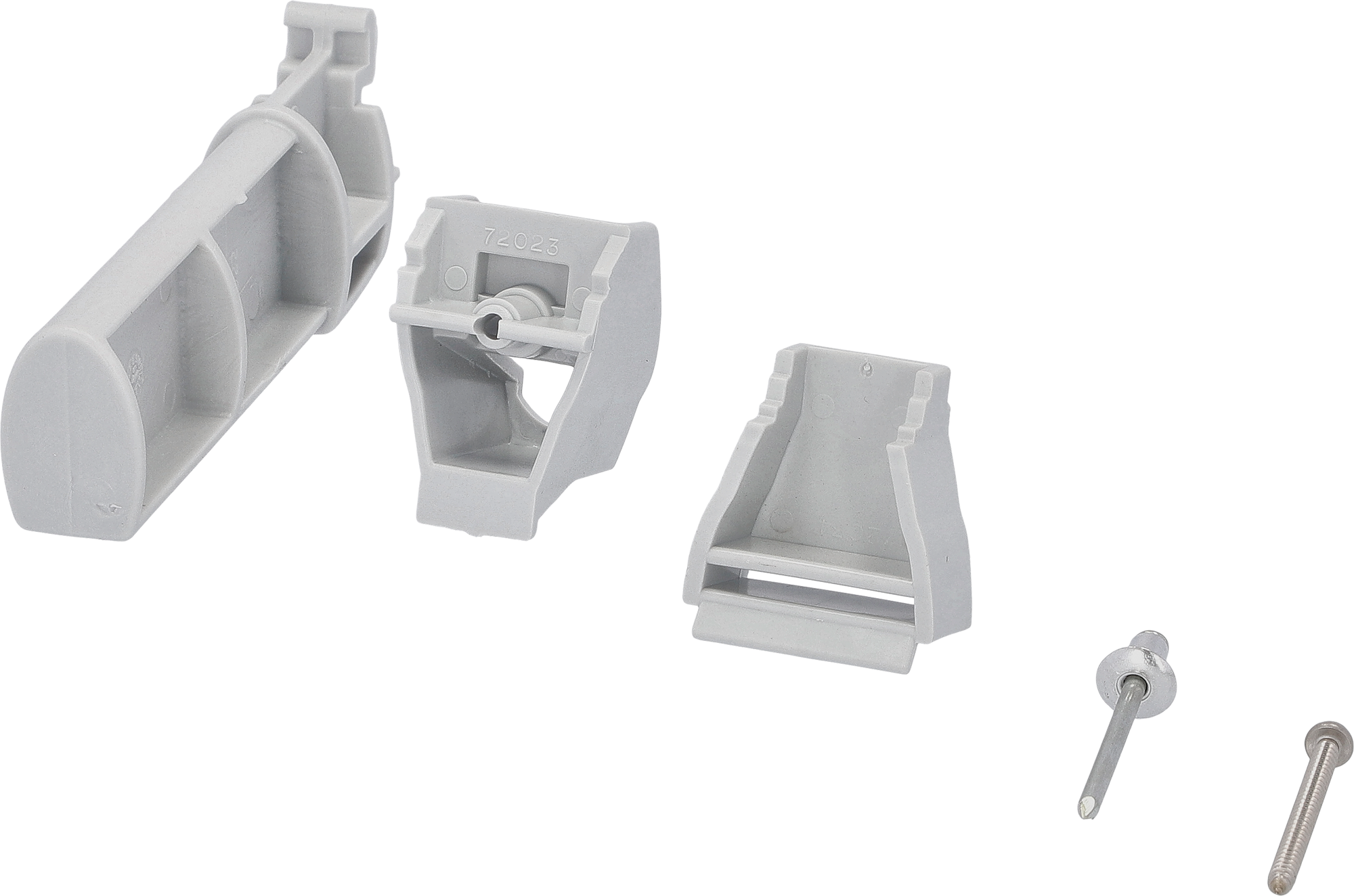 Endestykke klemmeprofil for Safari Residence / Panorama 8000 - Thule forfra