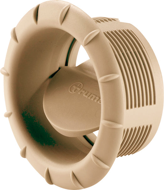 Endestykke med luftklappe beige for varmluftssystem - Truma front