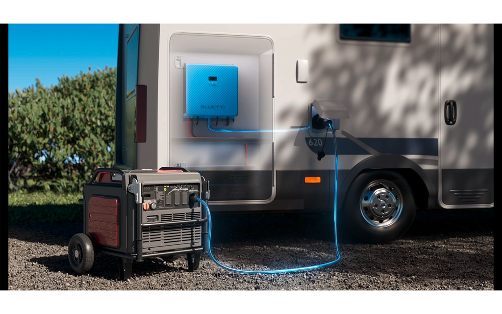 Energisystem RV5 Power Hub 5000W med 5120 Wh LiFePO4 batteri med Bluetti app styring