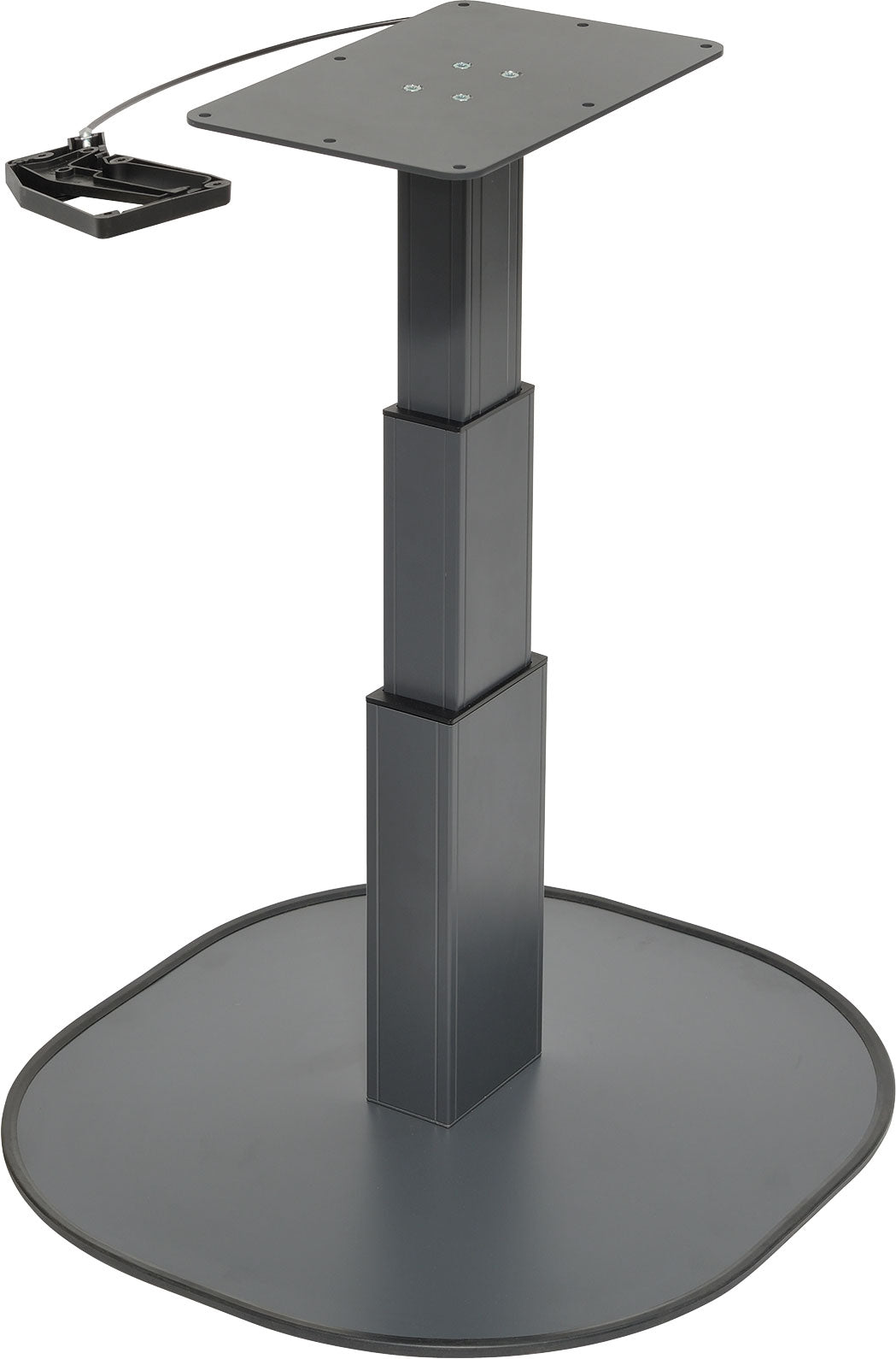 Ensøylet hevebord Catch HPG 310-670 mm aluminium forfra