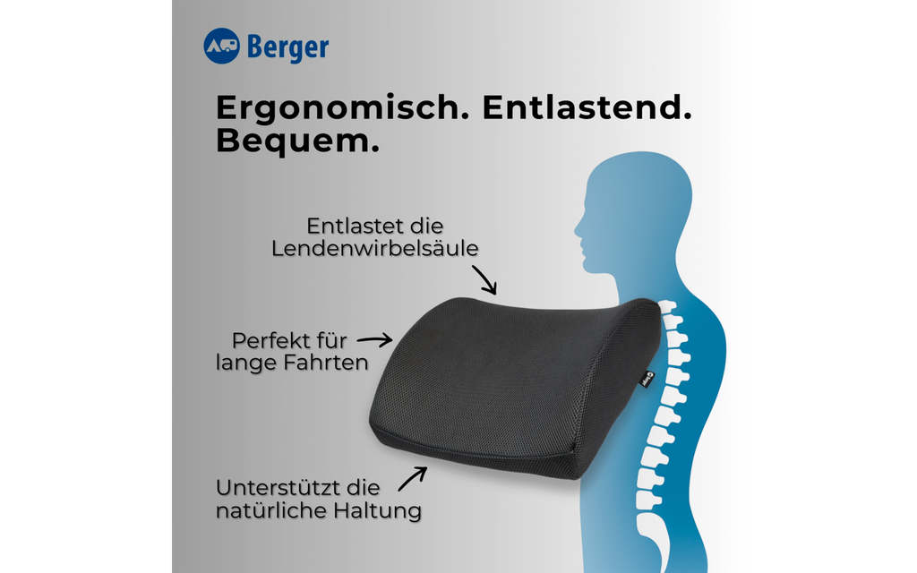 Nærbilde av memoryfoam i Ergonomisk ryggpute med korsryggstøtte