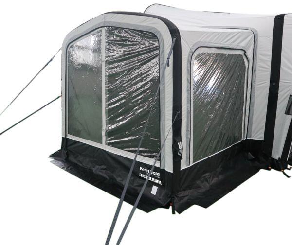 Eris Premium fortelt-tilbygg 210x180x180 cm Airtube Westfield forfra