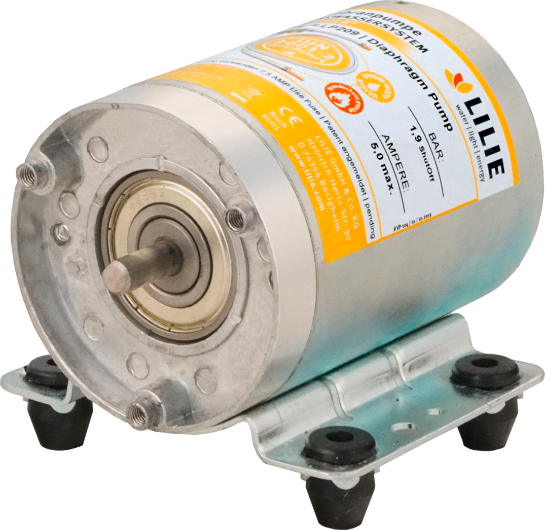 Erstatningsmotor 12,3 cm for LP204/LS204 - Lilie forfra