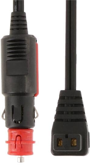 Erstatningstilkoblingskabel for kompressorkjølebokser 12/24V, 253 cm Mestic